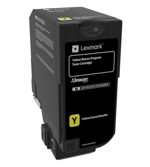 Lexmark 74C20Y0 Toner-kit yellow return program, 3K pages ISO/IEC 19798 for Lexmark CS 720/725/CX 725 (74C20Y0)