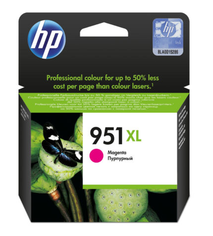HP 951XL Ink cartridge magenta high-capacity, 1.5K pages ISO/IEC 24711 17ml for HP OfficeJet Pro 8100/8610/8620 (CN047AE)