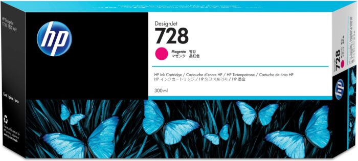 lOwuiTXnM0KTlcI7_C7wgA.c-r.jpg HP 728 Ink cartridge magenta 300ml for HP DesignJet T 730/830 (F9K16A)