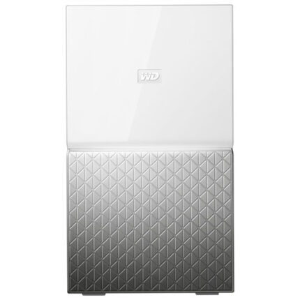 Western Digital MY CLOUD HOME Duo personal cloud storage device 6 TB Ethernet LAN Silver, White