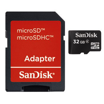 SanDisk microSDHC 32GB Class 4