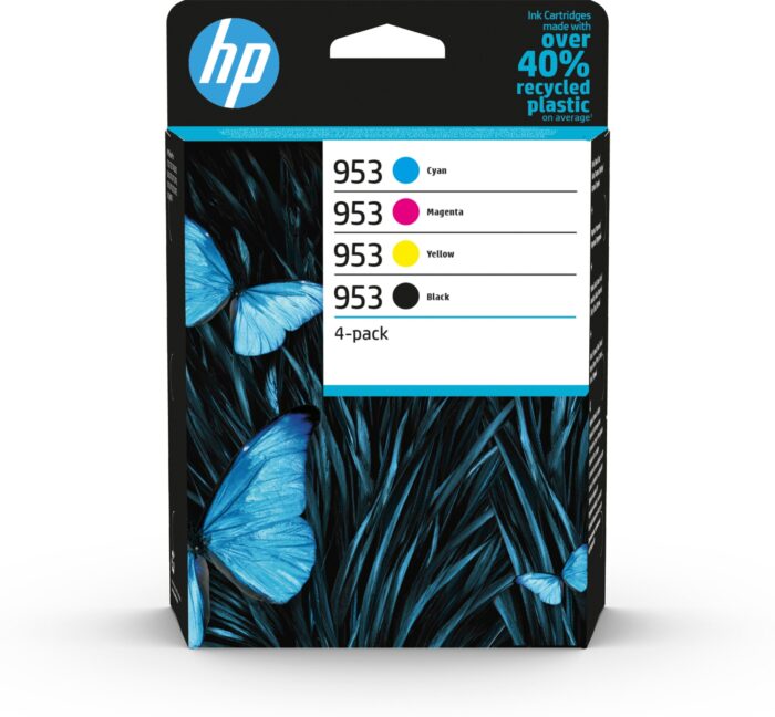 mL6gJcszOkKSiNqy0yKj8Q.c-r.jpg HP #301/953 Ink cartridge multi pack Bk,C,M,Y Blister Multi-Tag 20ml + 3x9ml Pack=4 for HP OfficeJet Pro 7700/8210/8710 (6ZC69AE)