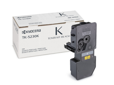 Kyocera 1T02R90NL0/TK-5230K Toner-kit black, 2.6K pages ISO/IEC 19752 for Kyocera P 5021 (1T02R90NL0)
