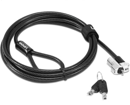 Lenovo NanoSaver cable lock Black 1.8 m (4XE1B81915)