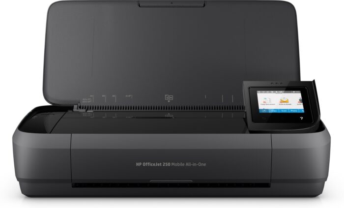 mVU23O-oGEqSDqFScMT0OA.c-r.jpg HP OfficeJet 250 Mobile All-in-One Printer, Color, Printer for Small office, Print, copy, scan, 10-sheet ADF (CZ992A#BHC)