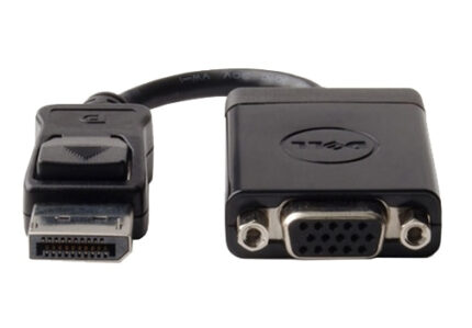 DELL R74C3 video cable adapter DisplayPort VGA (D-Sub) Black (R74C3)