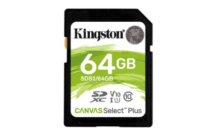 Kingston 64GB SDXC Canvas Select Plus 100R C10 UHS-I U1 V10 (SDS2/64GB)