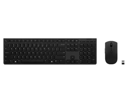 Lenovo 4X31K03967 keyboard Mouse included RF Wireless + Bluetooth QWERTY UK English Grey (4X31K03967)