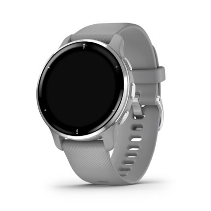 Garmin Venu 2 Plus GPS 3.3 cm (1.3") AMOLED 43 mm Digital 416 x 416 pixels Touchscreen Grey, Silver Wi-Fi GPS (satellite) (010-02496-10)