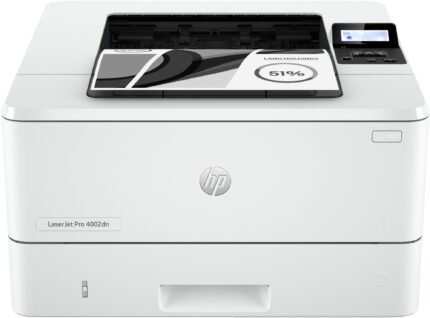 HP LaserJet Pro 4002dn Printer, Black and white, Printer for Small medium business, Print, Two-sided printing; Fast first page out speeds; Energy Efficient; Compact Size; Strong Security (2Z605F#B19)