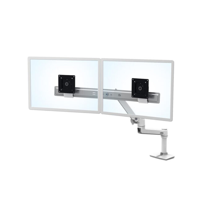 Ergotron LX Series Desk Dual Direct Arm 63.5 cm (25") White (45-489-216)