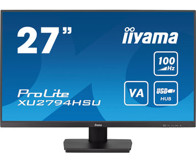 iiyama ProLite XU2794HSU-B6 computer monitor 68.6 cm (27") 1920 x 1080 pixels Full HD Black (XU2794HSU-B6)