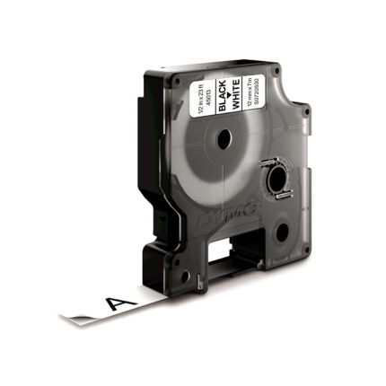 Dymo 45013/S0720530 DirectLabel-etikettes black on white 12mm x 7m for Dymo D1 6-12mm/19mm/24mm/9-12mm/9-19mm (S0720530)