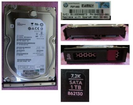 HPE DRV HDD 1TB 6G 7.2K LFF SATA MDL LP (862130-001)