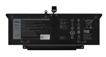 DELL Battery 4 Cell 52Whr OEM: HRGYV WY9MP 4V5X2 JHT2H (HRGYV)