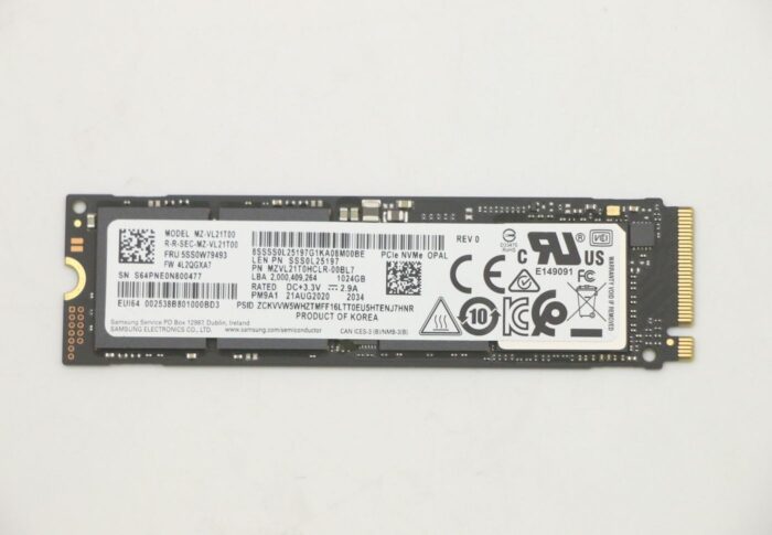 p-6r-VAkDEO6rV-ruCXsdA.c-r.jpg Lenovo SSD M.2 2280 PCIe NVMe 1TB OPAL 2.0 FRU SSD M.2 2280 (5SS0W79493)