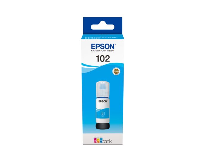 Epson C13T03R240/102 Ink bottle cyan, 6K pages 70ml for Epson ET-3700 (C13T03R240)