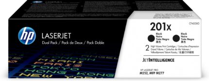 HP 201X Toner cartridge black twin pack, 2x2.8K pages ISO/IEC 19752 Pack=2 for HP Pro M 252 (CF400XD)