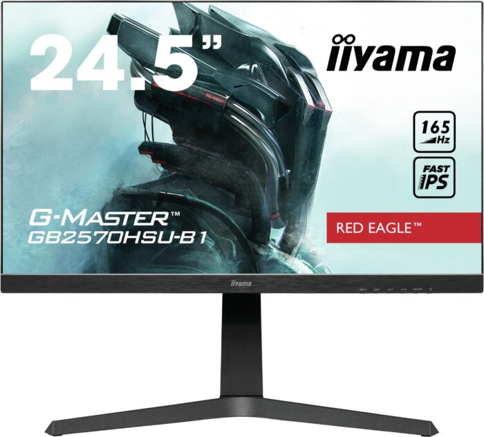 iiyama G-MASTER GB2570HSU-B1 computer monitor 62.2 cm (24.5") 1920 x 1080 pixels Full HD LED Black (GB2570HSU-B1)