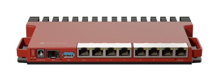 Mikrotik wired router 2.5 Gigabit Ethernet, Gigabit Ethernet Red (L009UIGS-RM) - Image 1