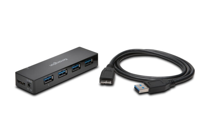 Kensington USB 3.0 4-Port Hub + Charging (K39122EU)