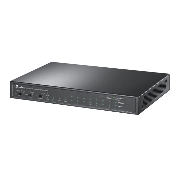 qdklYLKKh0axFsNeA_Q5eQ.c-r.jpg TP-Link 8-Port 10/100Mbps + 3-Port Gigabit Desktop Switch with 8-Port PoE+