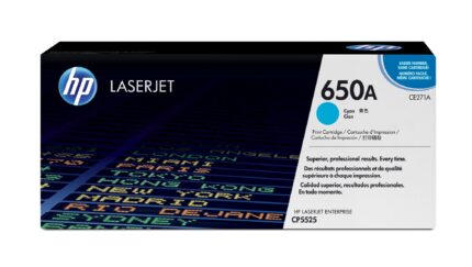 HP 650A Toner cartridge cyan, 15K pages ISO/IEC 19798 for HP CLJ CP 5525 (CE271A)