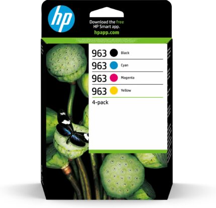 HP/963 Ink cartridge multi pack Bk,C,M,Y 24,09ml + 3x10,7ml Pack=4 for HP OJ Pro 9010/e/9020/9020 e (6ZC70AE)