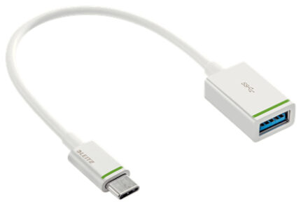 Kensington 63370001 USB cable 0.15 m USB 3.2 Gen 1 (3.1 Gen 1) USB A USB C White (63370001)