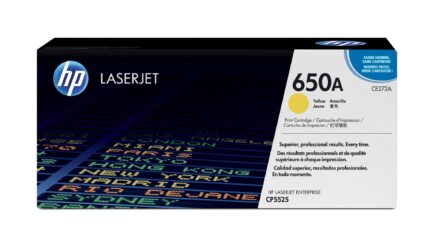 HP 650A Toner cartridge yellow, 15K pages ISO/IEC 19798 for HP CLJ CP 5525 (CE272A)