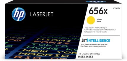 HP 656X Toner cartridge yellow, 22K pages ISO/IEC 19752 for HP LaserJet M 652 (CF462X)