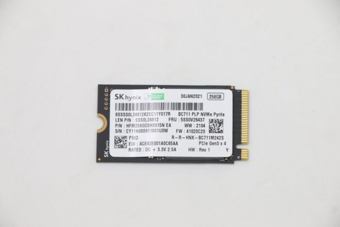Lenovo SSD_ASM 256G M.2 2242 PCIe3x4 (5SS0V26437)