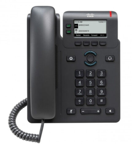 Cisco 6821 IP phone Black 2 lines (CP-6821-3PCC-K9=)