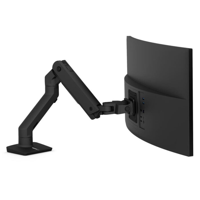 Ergotron HX Series 45-475-224 monitor mount / stand 124.5 cm (49") Black Desk (45-475-224)