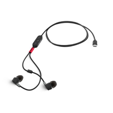 Lenovo 4XD1C99220 headphones/headset Wired In-ear Music/Everyday USB Type-C Black (4XD1C99220)