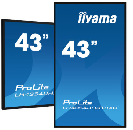 iiyama LH4375UHS-B1AG Signage Display 108 cm (42.5") LCD Wi-Fi 500 cd/m? 4K Ultra HD Built-in processor Android 8.0 18/7 (LH4375UHS-B1AG)