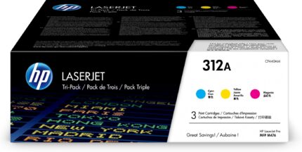 HP 312A Toner cartridge MultiPack cyan magenta yellow, 3x2.7K pages ISO/IEC 19798 Pack=3 for HP CLJ Pro M 476 (CF440AM)