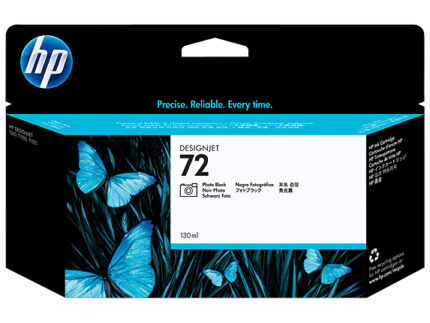 HP /72 Ink cartridge foto black 130ml for HP DesignJet T 1100/1200/1300/620 (C9370A)