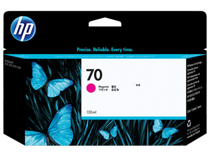HP/70 Ink cartridge magenta 130ml for HP DesignJet Z 2100/3100/3200/5200/5400 (C9453A)