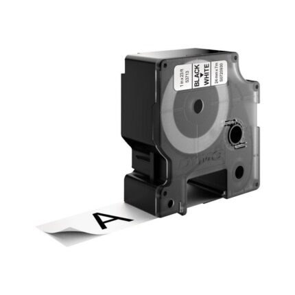 Dymo 53713/S0720930 DirectLabel-etikettes black on white 24mm x 7m for Dymo D1 6-24mm/400 Duo (S0720930)