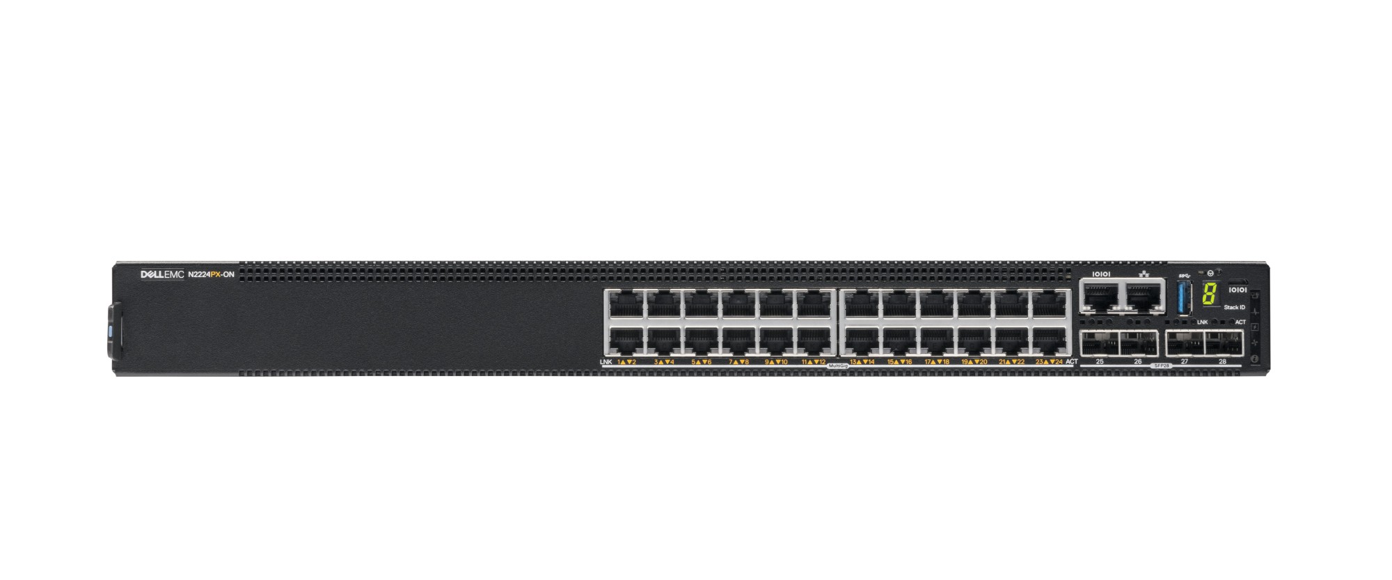 uzlWUBnjLUO_Ciy6hWZXTA.c-r.jpg DELL N2224PX-ON Managed L3 Gigabit Ethernet (10/100/1000) Power over Ethernet (PoE) 1U Black (210-ASPC)