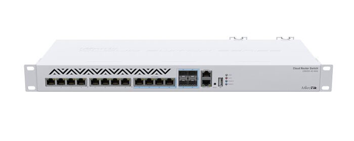 v8j_1uzzi0WO03O3JjtkdA.c-r.jpg Mikrotik network switch Managed L3 10G Ethernet (100/1000/10000) 1U White (CRS312-4C+8XG-RM) - Image 1