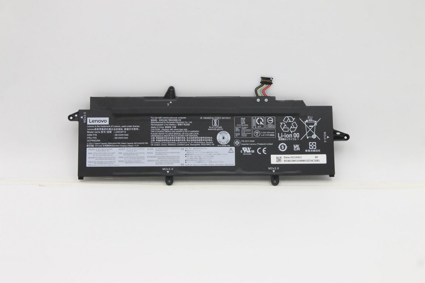 vDZb2r5avUaHNesDE7N72Q.c-r.jpg Lenovo Internal,3c,41Wh,LiIon, SWD (5B10W51825)