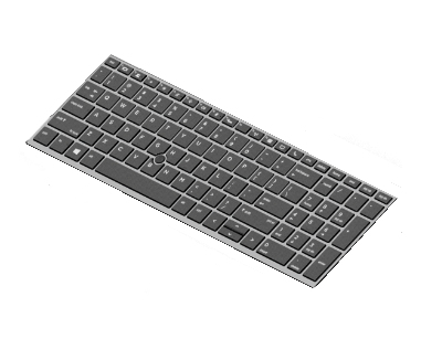 HP Keyboard SR BL 15W Euro (L17971-B31)