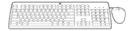 HPE 631344-B21 keyboard Mouse included USB QWERTY UK English Black (631344-B21)