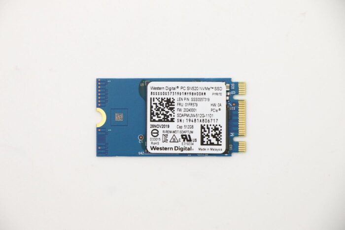 Lenovo Sandisk 1101 512GB M.2 PCIe 2242 SDAPMUW-512G-1101 SSD (01FR579)