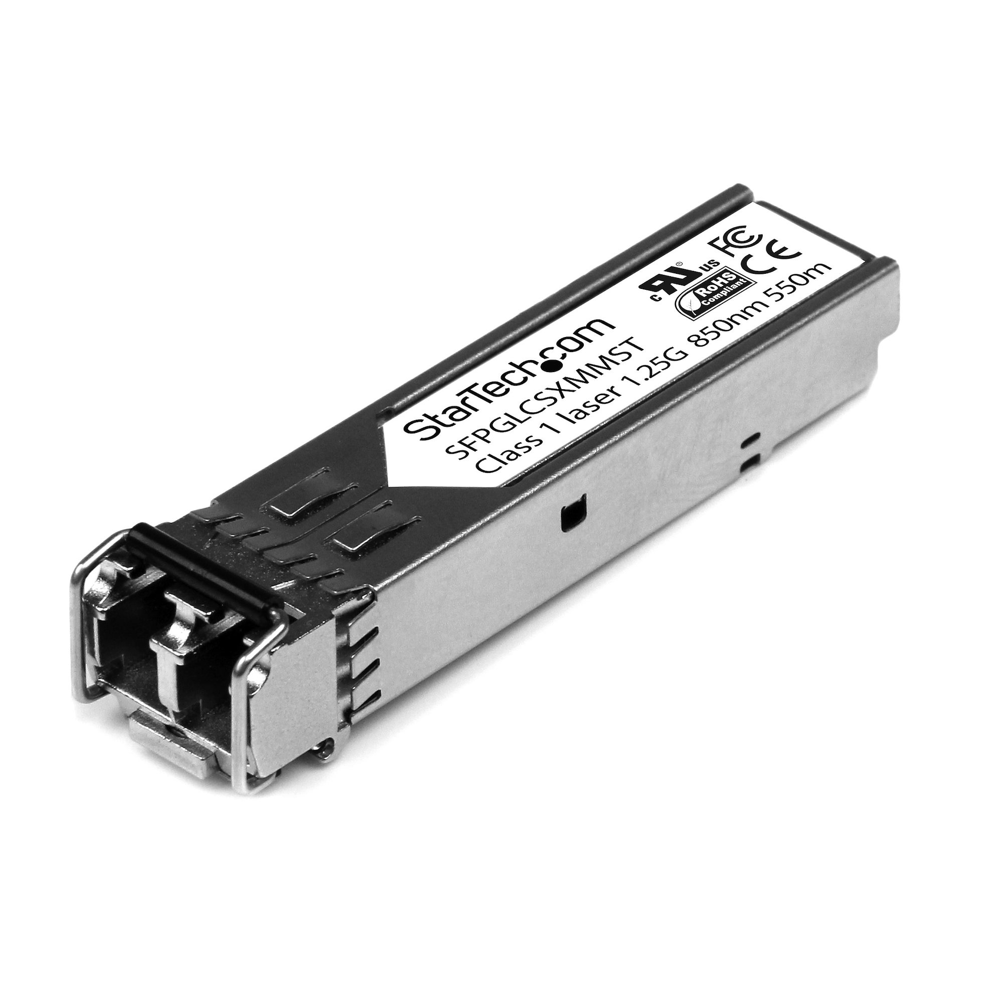 wXG1-4LIGEGWUAoIbRz6rA.c-r.jpg StarTech.com Cisco GLC-SX-MM Compatible SFP Transceiver Module - 1000BASE-SX~Cisco GLC-SX-MM Compatible SFP Module - 1000BASE-SX - 1GbE Multimode Fiber MMF Optic Transceiver - 1GE Gigabit Ethernet SFP - LC 550m - 850nm - Cisco IE3400, IE3300, IE3200