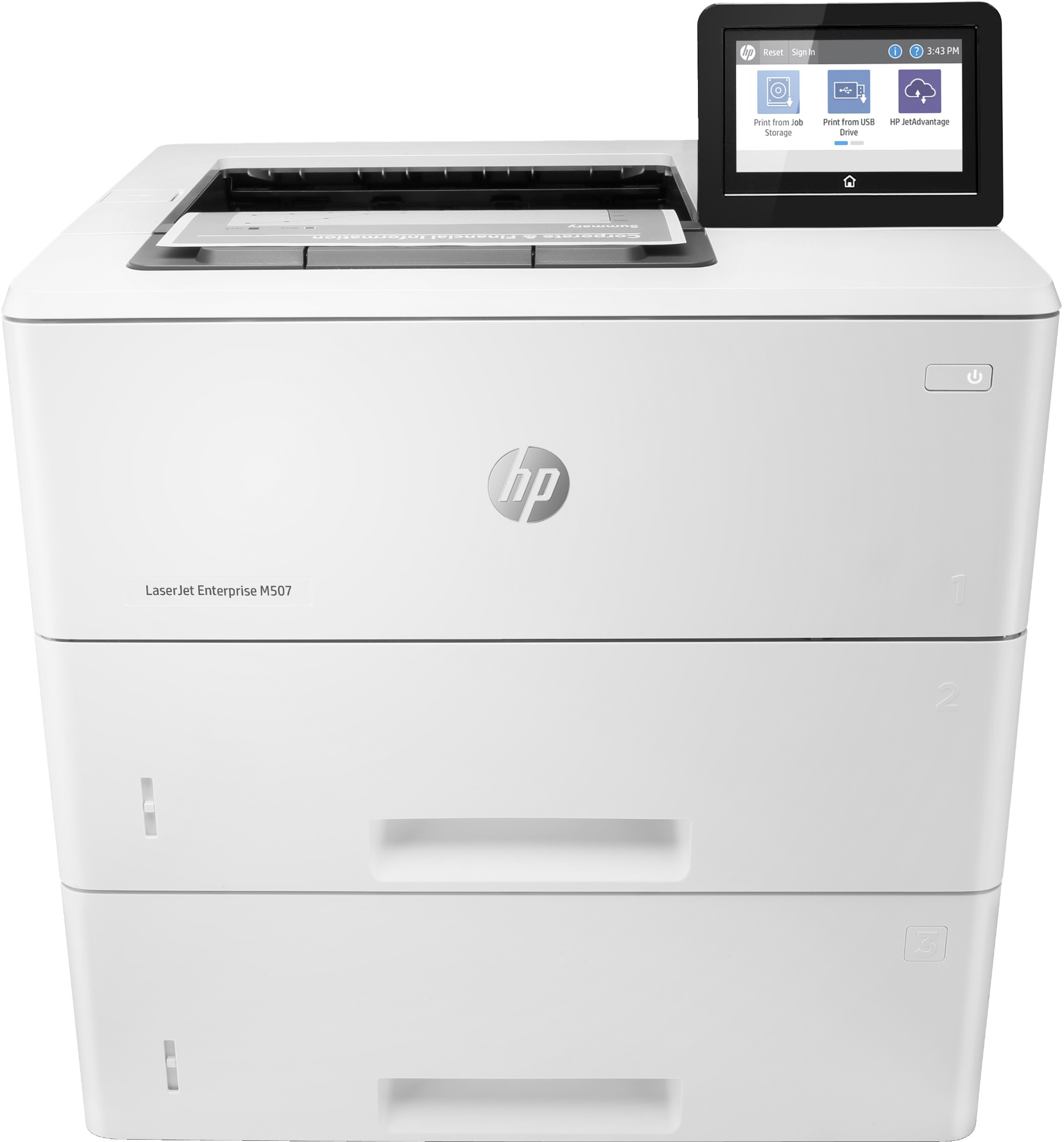 wattUEHoQ0uatVdit5kgxQ.c-r.jpg HP LaserJet Enterprise M507x, Black and white, Printer for Print, Two-sided printing (1PV88A)