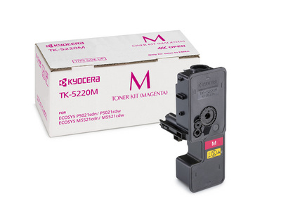 Kyocera 1T02R9BNL1/TK-5220M Toner-kit magenta, 1.2K pages ISO/IEC 19752 for Kyocera P 5021 (1T02R9BNL1)