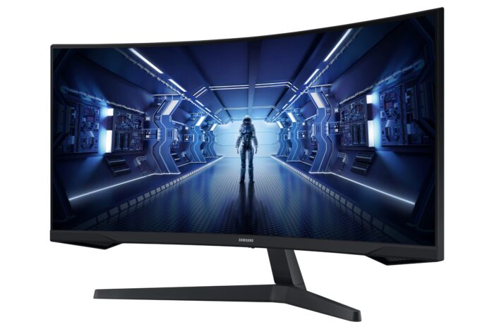 Samsung Odyssey C34G55TWWP computer monitor 86.4 cm (34") 3440 x 1440 pixels UltraWide Dual Quad HD LED Black